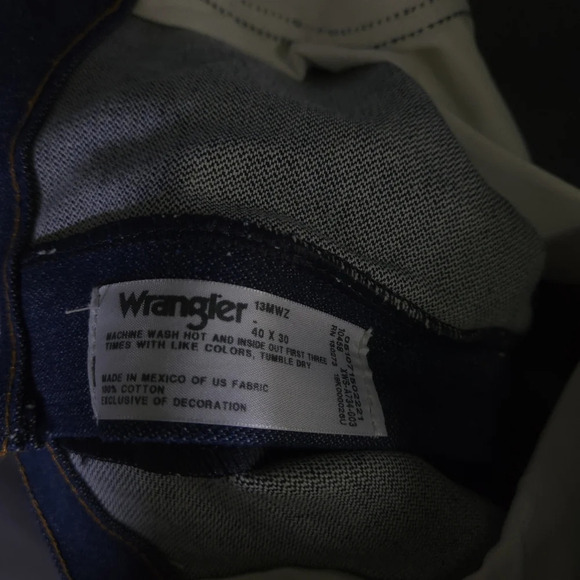 Wrangler 13MWZ Jeans Cowboy Cut Mens Size 40x30 100% Cotton Western Work Wear - Picture 5 of 5
